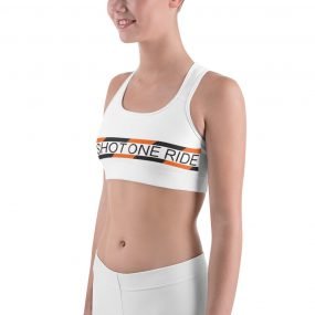 Woman Logo White Sport Bra