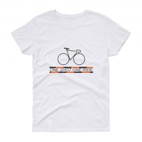 Woman Bike Logo White T-shirt