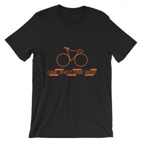 Man Bike Logo Black T-shirt