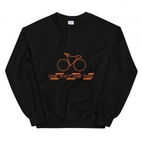 Man Bike Logo Black Sweatshirt